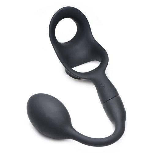 Alpha-Pro 10X P-Bomb Cock & Ball Ring w/ Plug