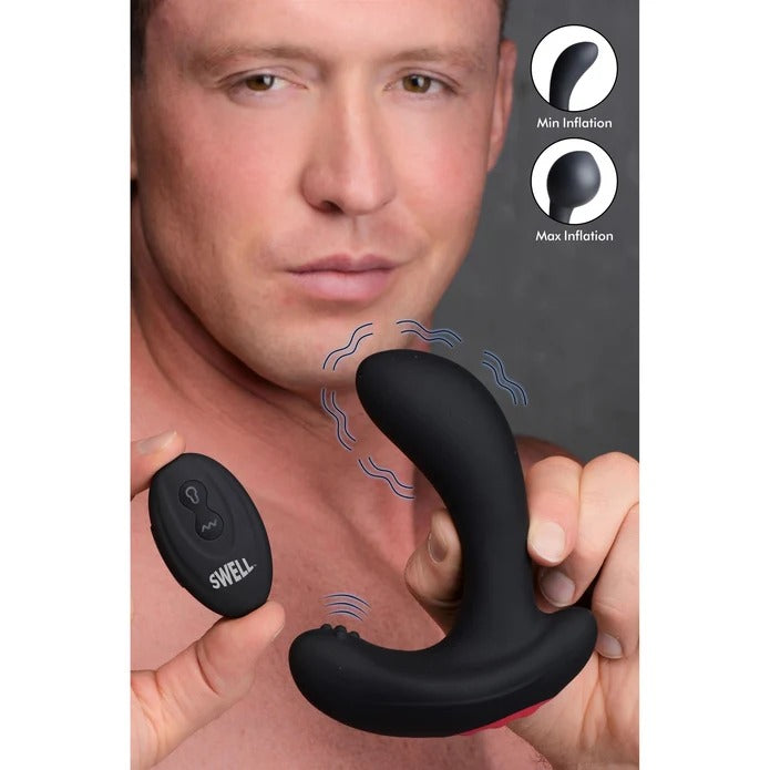 Swell 10X Inflatable Vibrating Silicone Prostate Plug