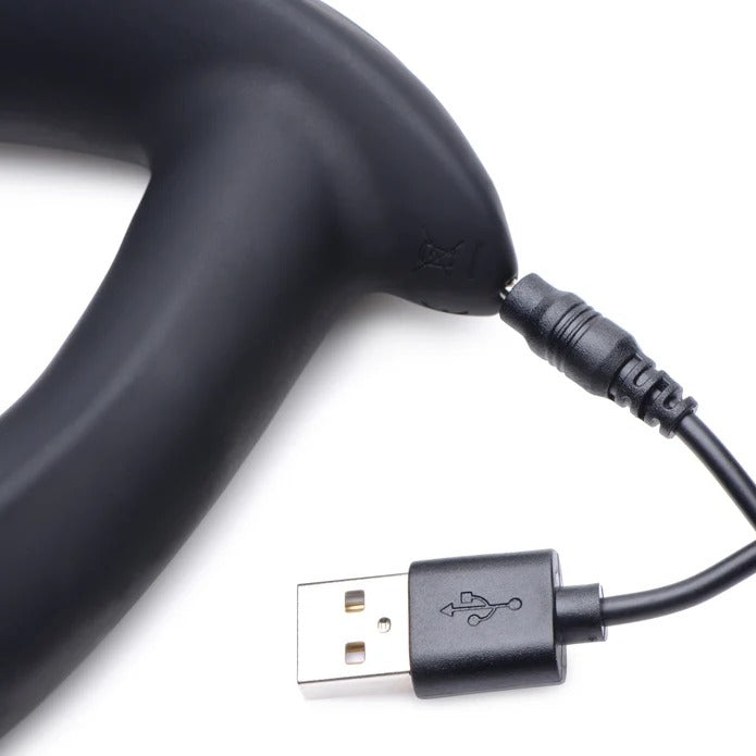 Zeus Electrosex E-Stim Pro Silicone Vibrating Prostate Massager w/ Remote Control