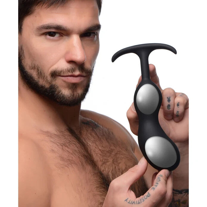 Heavy Hitters Premium Silicone Weighted Prostate Plug - Small 3.05oz