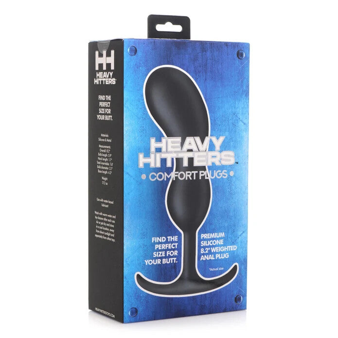 Heavy Hitters Premium Silicone Weighted Prostate Plug - Small 3.05oz