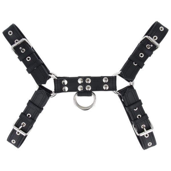 Titus Deluxe DOUBLE STITCHING H-Front Chest Harness | Leather