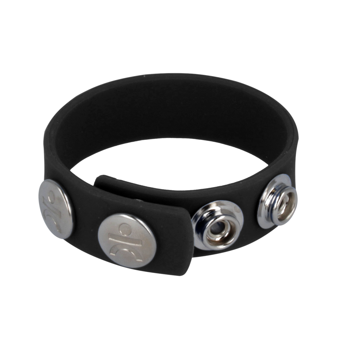 Silicone Series - Titus Silicone Cock and Ball Strap | Black