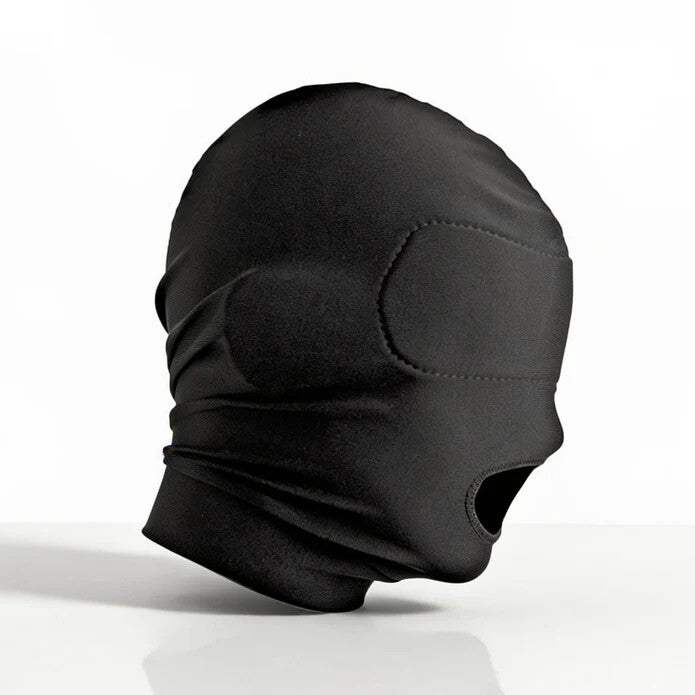 Master Series Disguise Open Mouth Hood w/ Padded Blindfold