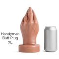 MR HANKEY'S HANDYMAN BUTT PLUG XL SOFT/TAN/NO VAC