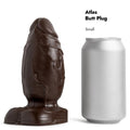 atlas butt plug sm soft d brown vac small