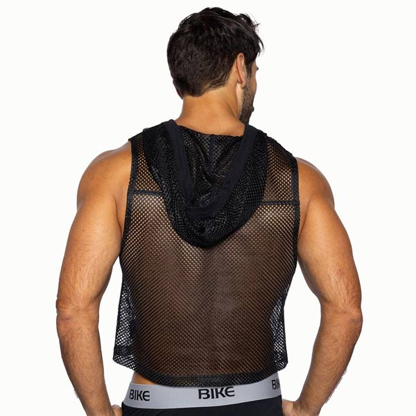 BIKE® Hooded Sleeveless Practice Jersey | Black