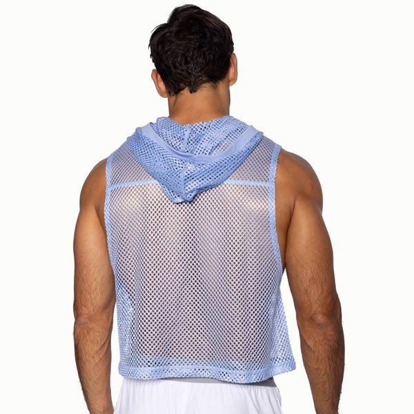 BIKE® Hooded Sleeveless Practice Jersey | Ice Blue