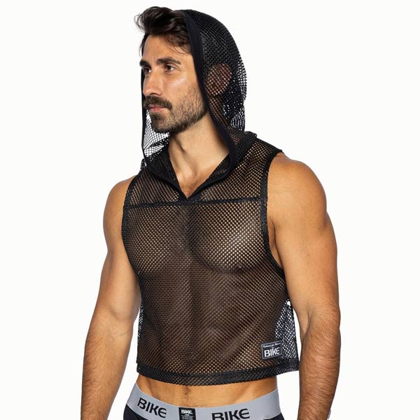 BIKE® Hooded Sleeveless Practice Jersey | Black