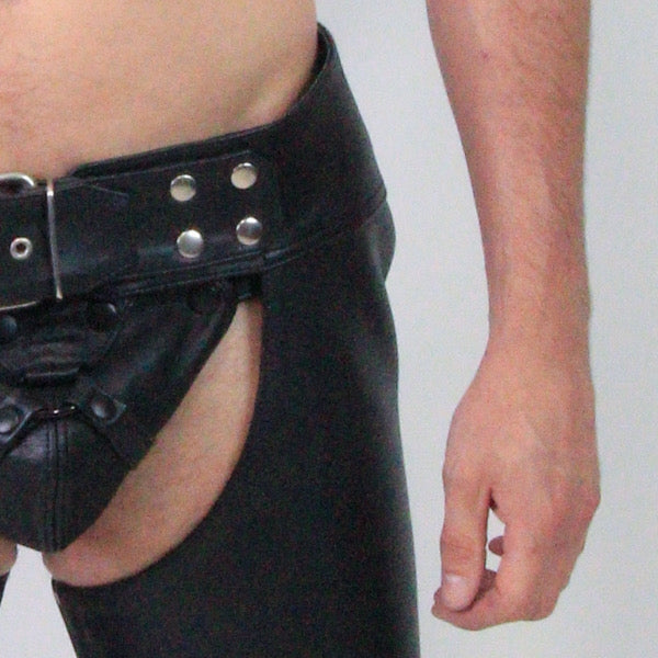 Titus Leather UTILITY CHAPS | Black