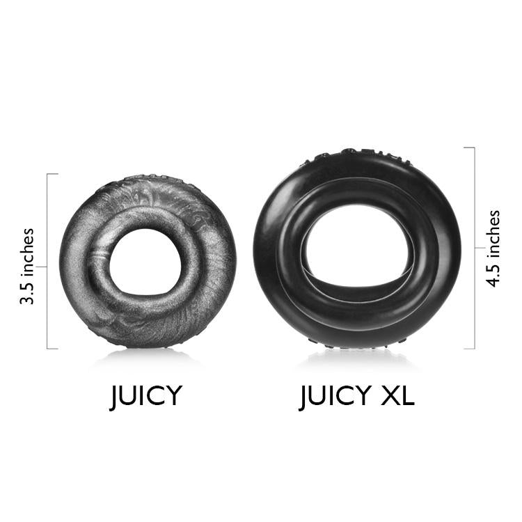 Oxballs JUICY XL Extreme Pumper Silicone Cock Ring | Black
