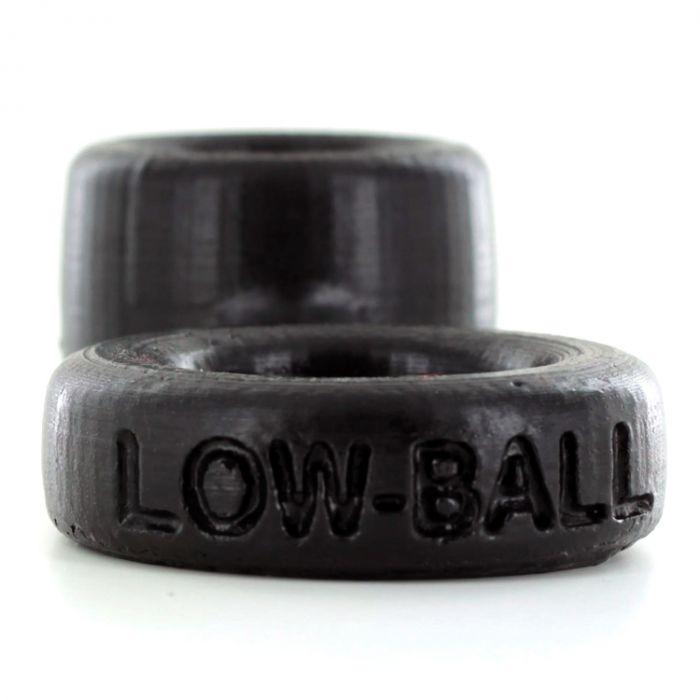 Oxballs LOW BALL Cock Ring with Ball Stretcher | Black