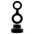 Oxballs LOW BALL Cock Ring with Ball Stretcher | Black