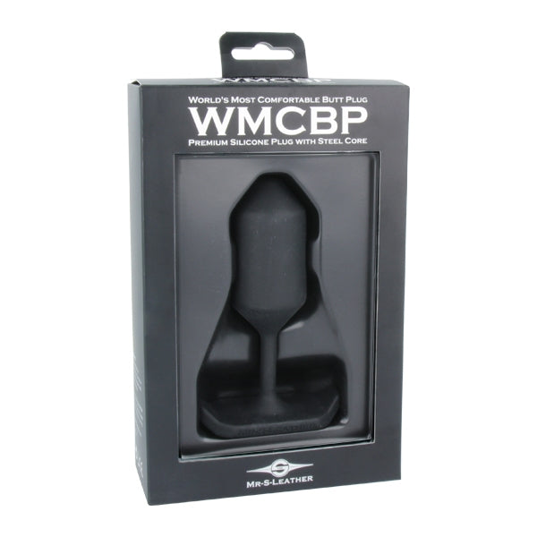 Mr S Leather WMCBP 'Worlds Most Comfortable Butt Plug' Weighted Silicone Plug | Medium