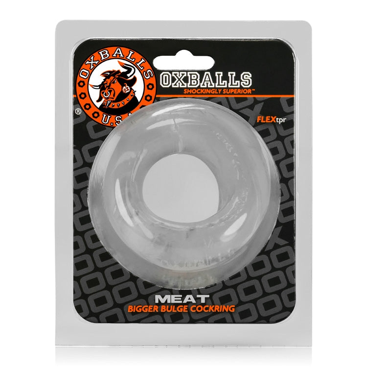 Oxballs MEAT Bigger Bulge Enhancing Cockring | Clear