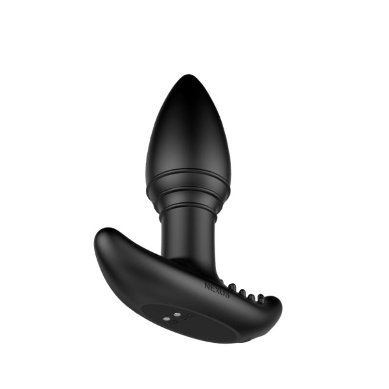 Nexus B-STROKER Vibrating Butt Plug with Anal Strokers | Black