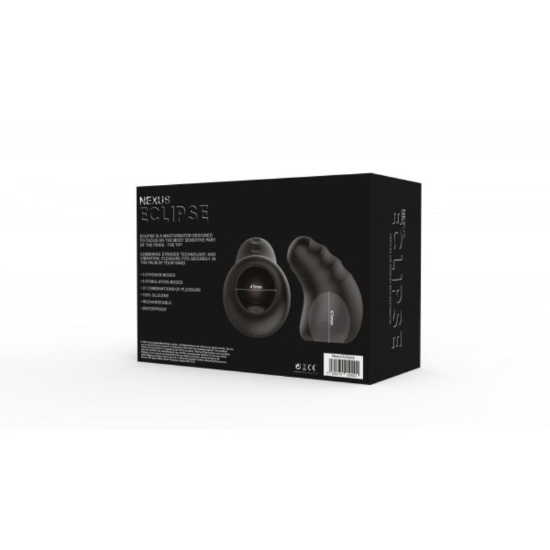 Nexus ECLIPSE Vibrating and Stroking Masturbator | Black