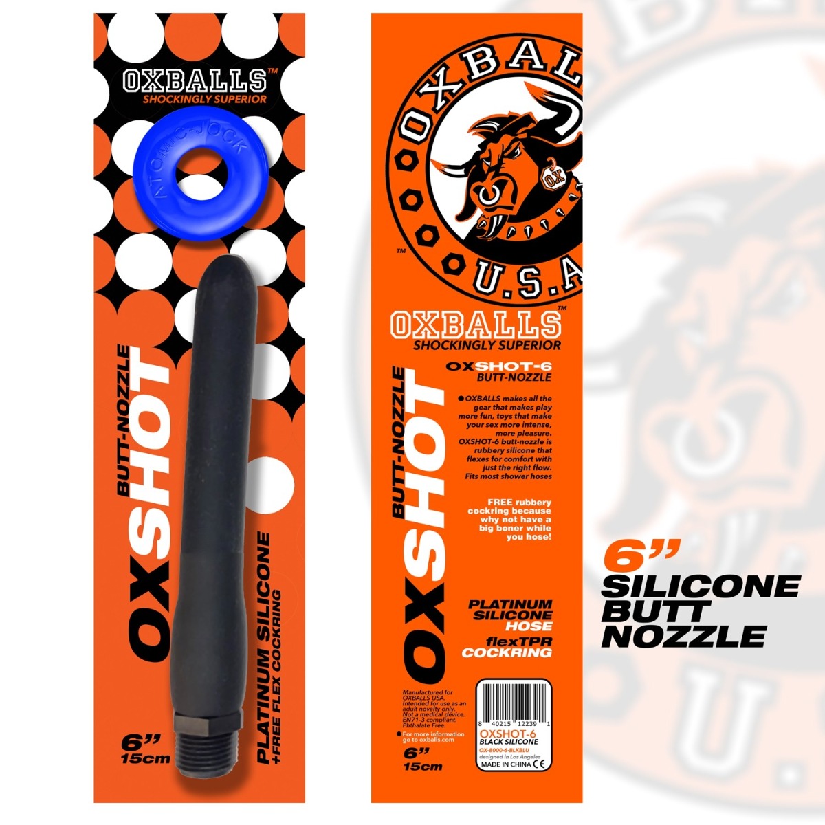 Oxballs OX-SHOT Shower Douche Hose | 6 Inch