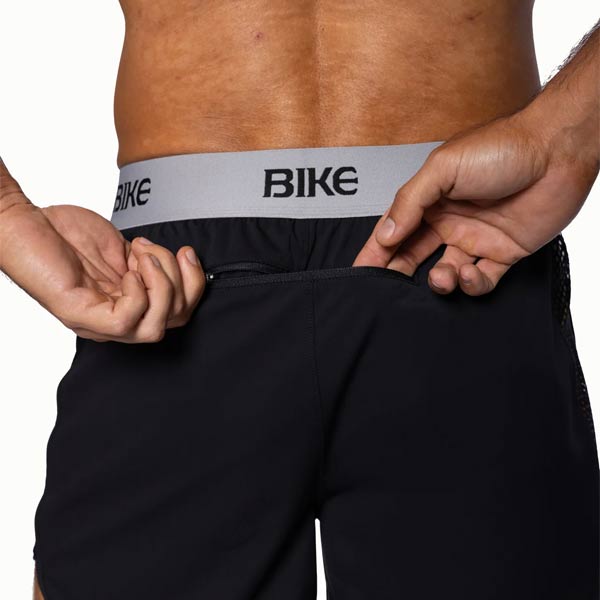 BIKE® Peek-a-boo Jock Short | Black