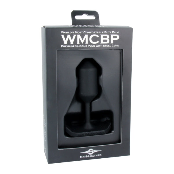 Mr S Leather WMCBP 'Worlds Most Comfortable Butt Plug' Weighted Silicone Plug | Small