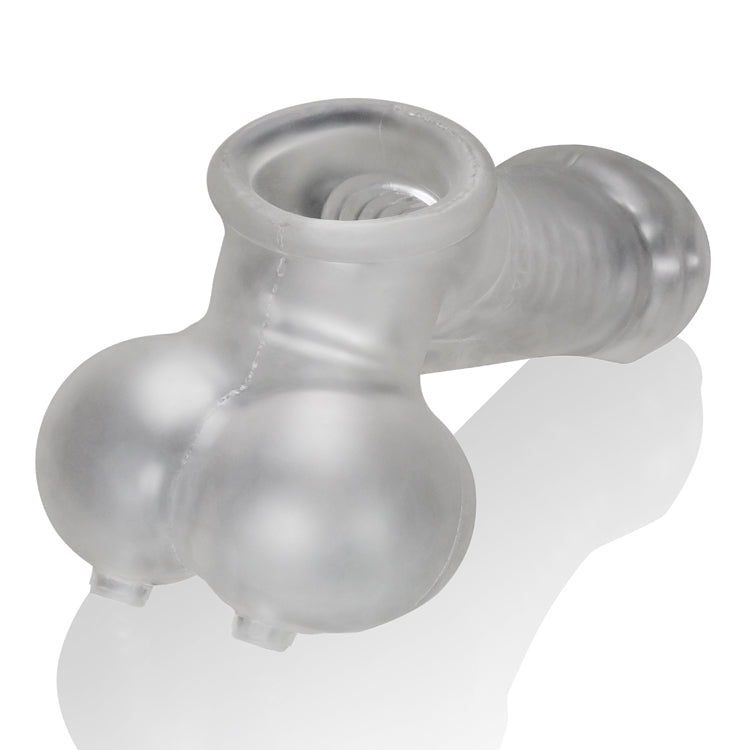 Oxballs SACKJACK Wearable Wank Off Sleeve | Clear Frost