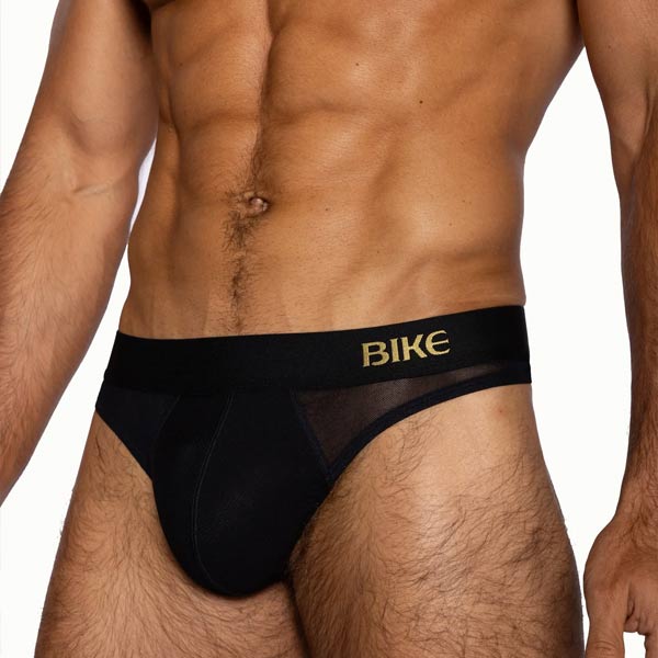 BIKE® Sexy Rib Thong | Black