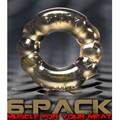 Oxballs SIXPACK Cock Ring | Smoke