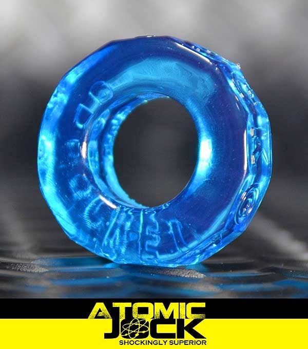 Oxballs SPROCKET Super-Stretch Cockring Atomic Jock - Ice Blue