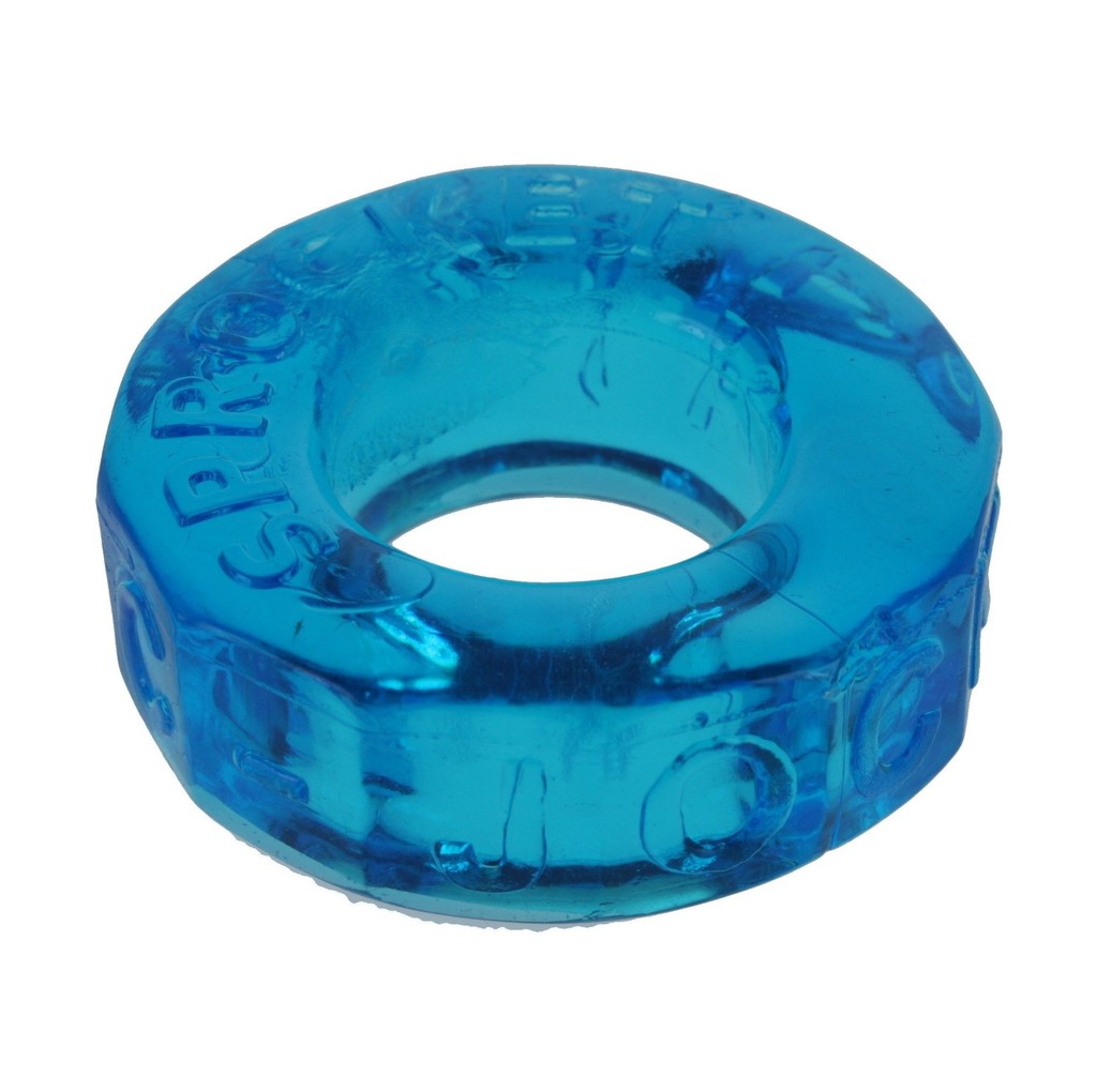 Oxballs SPROCKET Super-Stretch Cockring Atomic Jock - Ice Blue