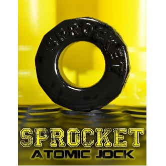 Oxballs SPROCKET Super-Stretch Cockring Atomic Jock - Black