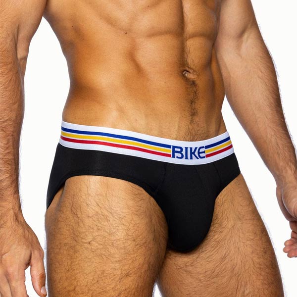 BIKE® Stretch Cotton Brief | Black