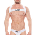 TASTE Signature Elasticated Chest Harness | White