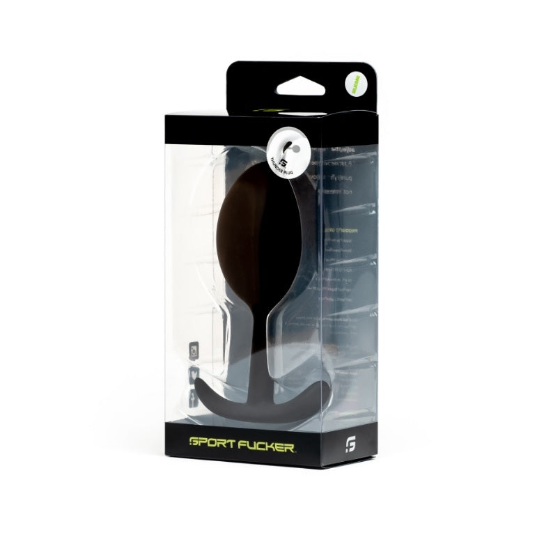 SPORT FUCKER Thunder 'Bouncing' Butt Plug: LARGE | Black