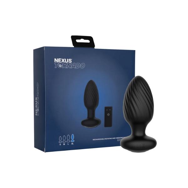 Nexus TORNADO Rotating Butt Plug with Remote Control | XL