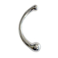 Titus 8 inch Curved Double-Ended G-Spot Wand | Stainless Steel