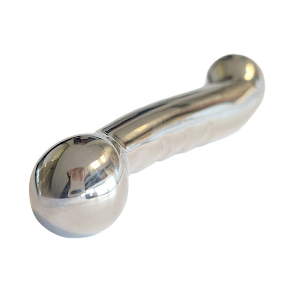 Titus 7 inch G-Spot Dildo | Stainless Steel