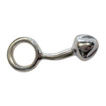 Titus 3 inch Butt Plug with Finger Ring | Stainless Steel