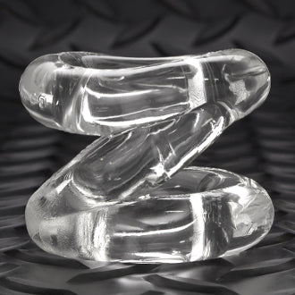 Oxballs Z-BALLS Ballstretcher & Cock Ring - Clear