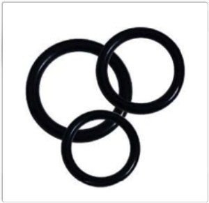 Black Rubber Cockring THICK - 45mm