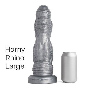 MR HANKEY'S HORNY RHINO LG SOFT/GUNMETAL/VAC