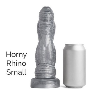 MR HANKEY'S HORNY RHINO SM SOFT/GUNMETAL/VAC