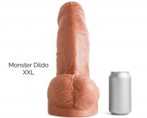 MONSTER DILDO XXL SOFT/TAN/VAC