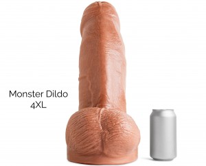 MONSTER DILDO 4XL SOFT/TAN/VAC
