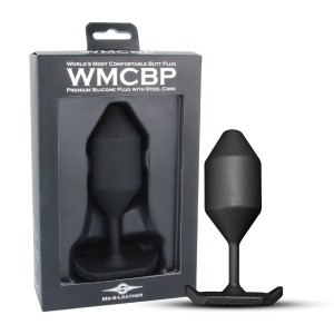 Mr S Leather WMCBP 'Worlds Most Comfortable Butt Plug' Weighted Silicone Plug | Large