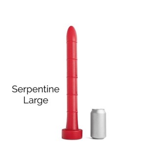 MR HANKEY'S SERPENTINE DILDO LG /RED/VAC