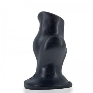 Oxballs Big POPPER PIG-HOLE Hollow Plug | Black