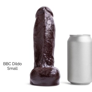 THICK DICK DILDO SM SOFT/DEEP BROWN/VAC