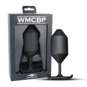 Mr S Leather WMCBP 'Worlds Most Comfortable Butt Plug' Weighted Silicone Plug | X Large