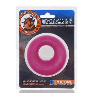 Oxballs BIGGER OX Cockring - Hot Pink Ice