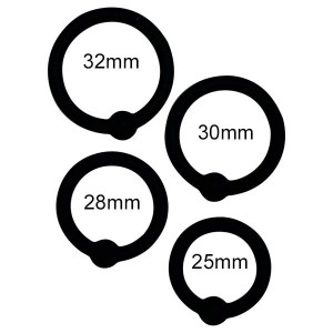 Titus Silicone Series Head Glans Ring 4-pack